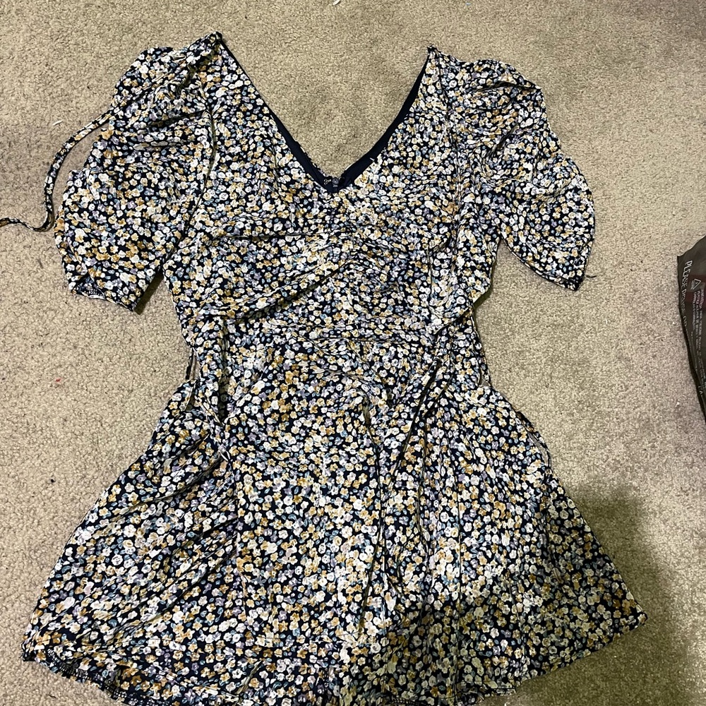 Floral V-Neck Women's Top